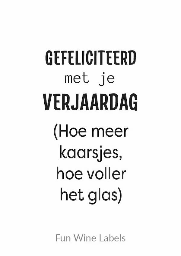 design wijnetiket verjaardag