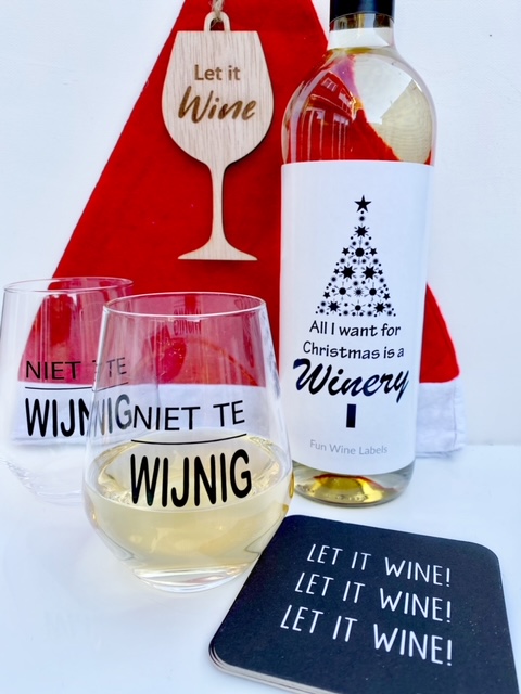 Wijn & Glazen Kerstpakket