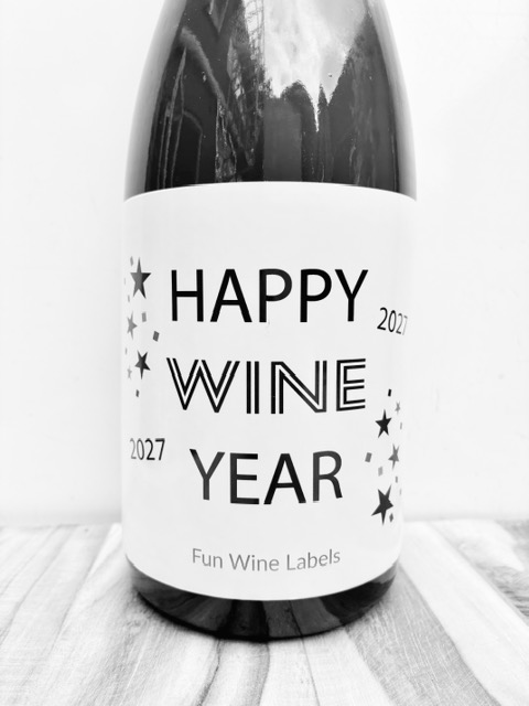 Wijnetiket Wine Year
