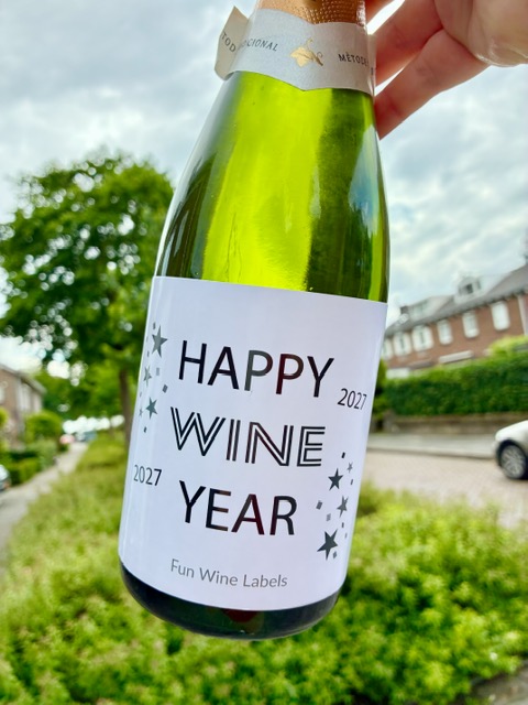 Wijnetiket Wine Year