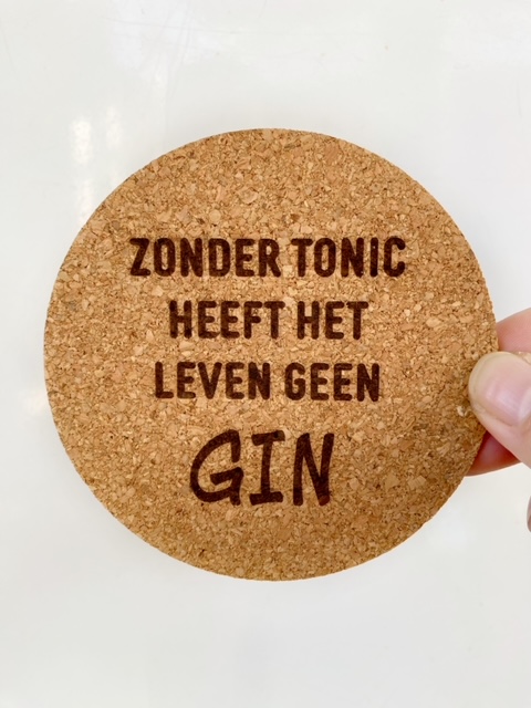 Set Onderzetters Gin Tonic Origineel Kleinigheidje Nu €395