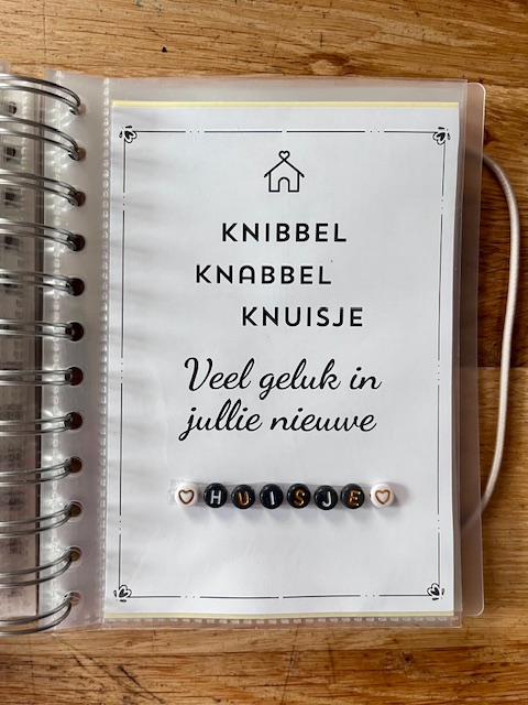 Nieuwe Woning Stel Bonboekje is een perfect cadeau om te geven bij een verhuizing of house warming