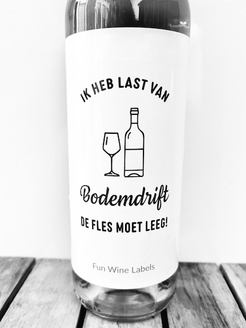 Wijnetiket Bodemdrift