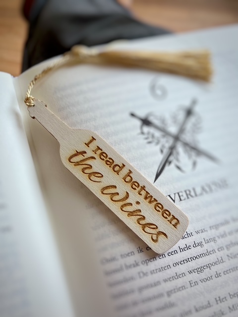 Boekenlegger Wijnfles