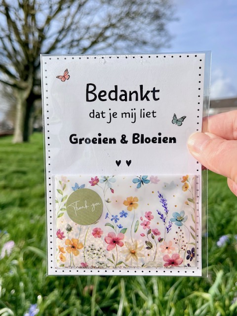 Kaart Met Bloemzaden – Kleur