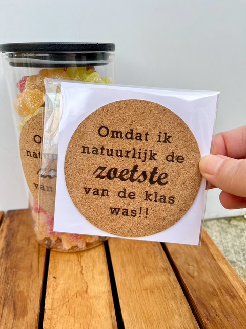 Sticker Kurk – Zoetste vd Klas