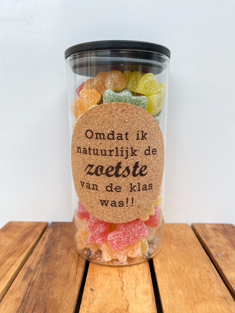 Sticker Kurk – Zoetste vd Klas