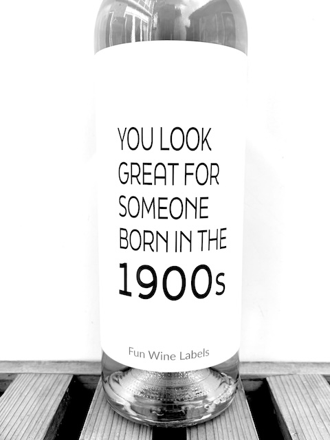 Wijnetiket Born 1900s