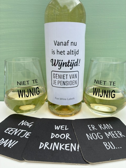 Wijn & Glazen Pakket Pensioen